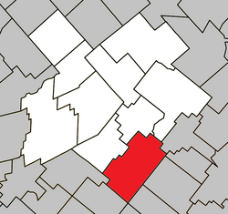 Saint-Ferdinand Quebec location diagram